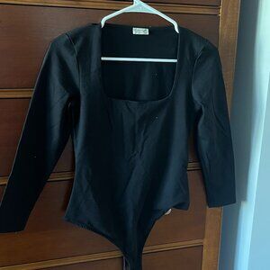 Black Free People Body Suit